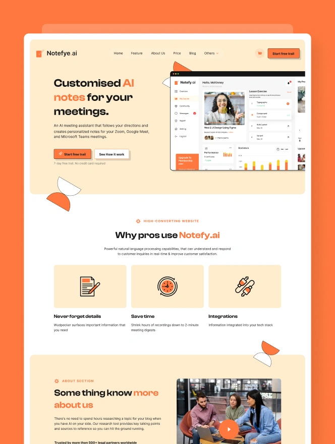 Notefye is an intelligent AI assistant designed to streamline your productivity. From managing tasks and scheduling meetings to taking notes and automating workflows, Notefye helps you work smarter, stay organized, and save valuable time every day.