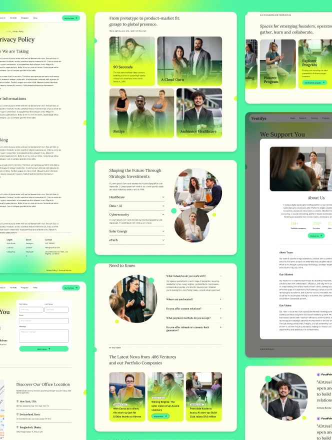 Ventifye is a business design template tailored for venture capitalists, investors & business partners. Ventifye is crafted for seamless & converting user experience for business persons.